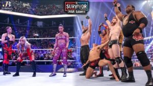 Ang larawang ito ay pinapakita ang WWE Survivor Series 2023